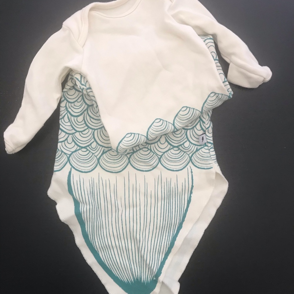 Long mermaid sleep sack (3mo)